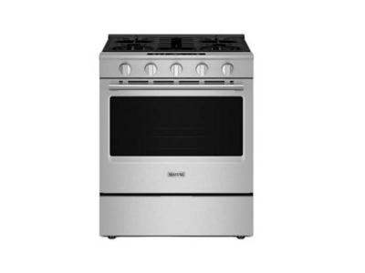 30" Maytag Slide-In Gas Range with Grill Mode - MSGS7030SZ